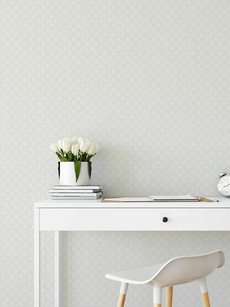 Calabash Rope Basketweave Wallpaper - Light Grey — Ảnh 3