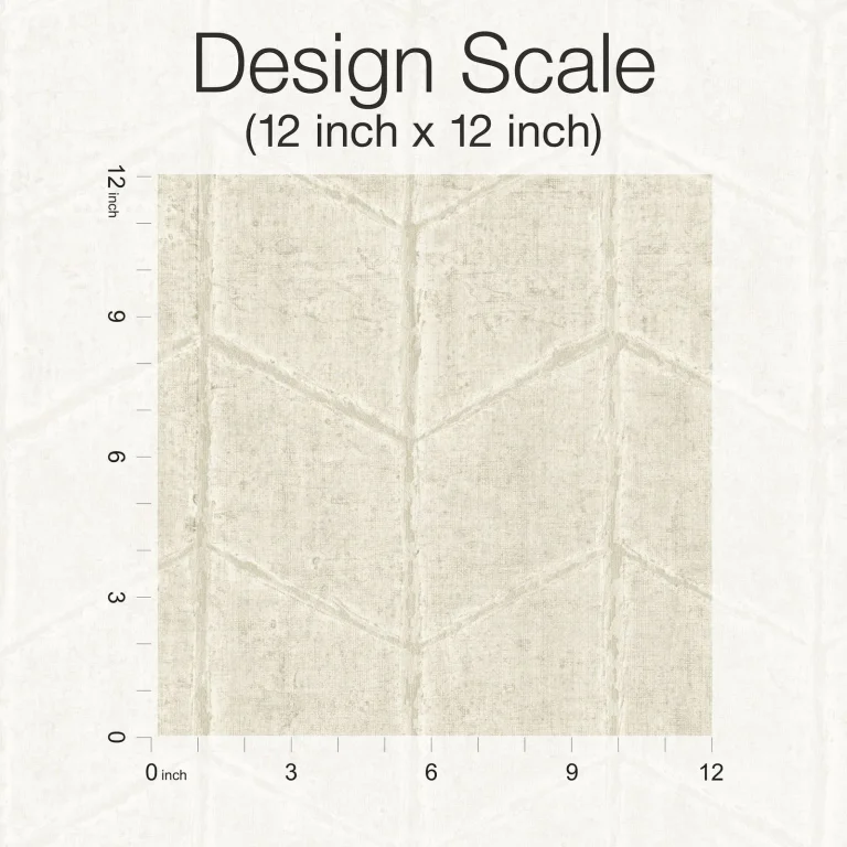 Flatiron Geometric Wallpaper - Oyster — Ảnh 7