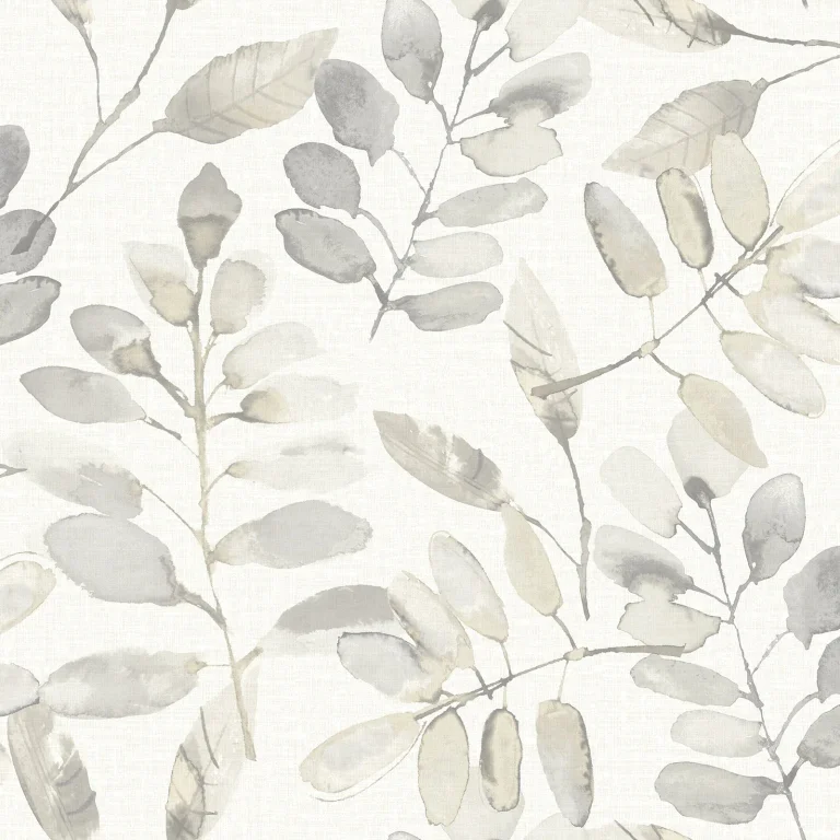 Chesapeake Pinnate Leaves Wallpaper - Taupe — Ảnh 2