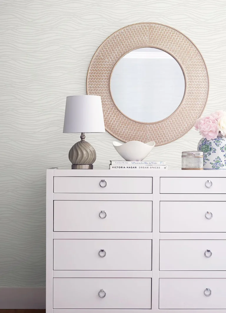 Galyn Pearlescent Wave Wallpaper - Rose Gold — Ảnh 5