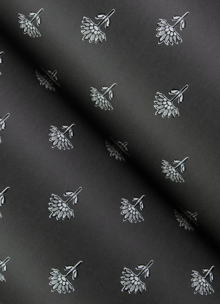 Chesapeake Surdiva Floral Fan Wallpaper - Black — Ảnh 4
