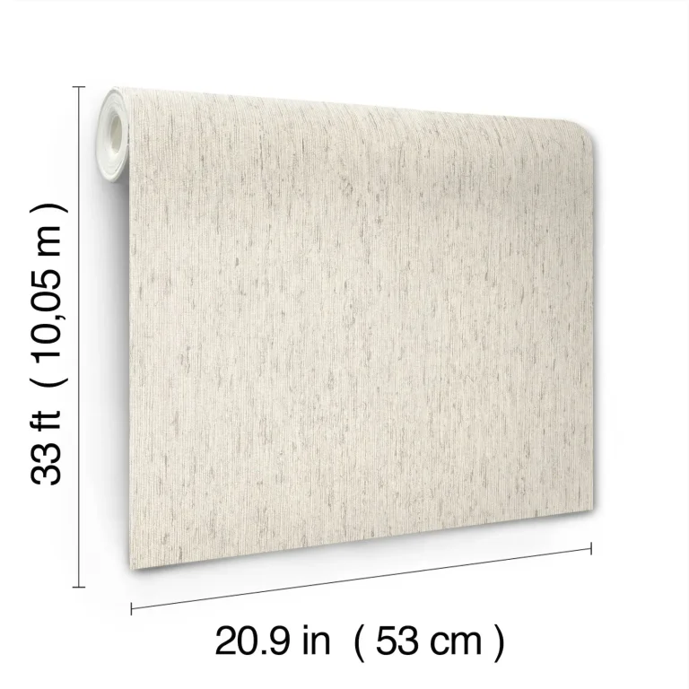 Roison Birch Bark Wallpaper - Light Grey — Image 3