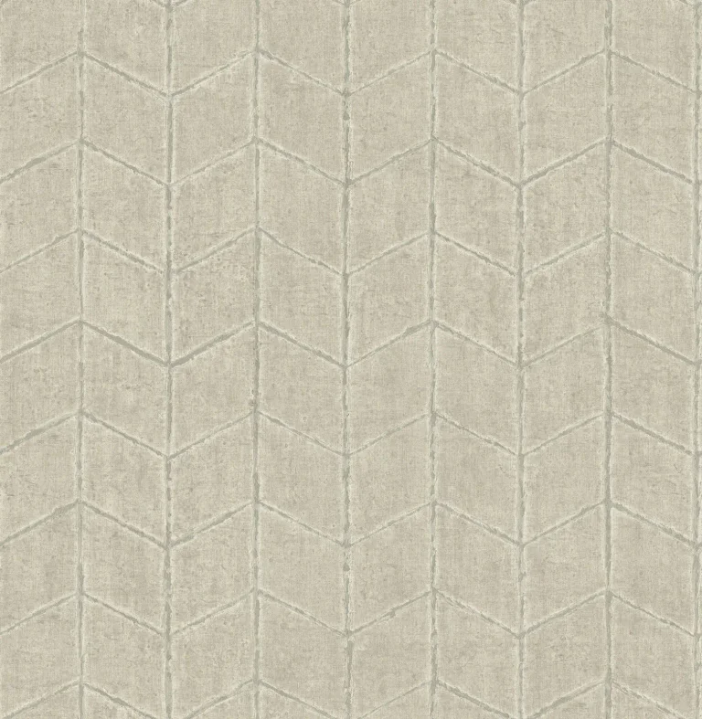 Flatiron Geometric Wallpaper - Taupe — Image 3