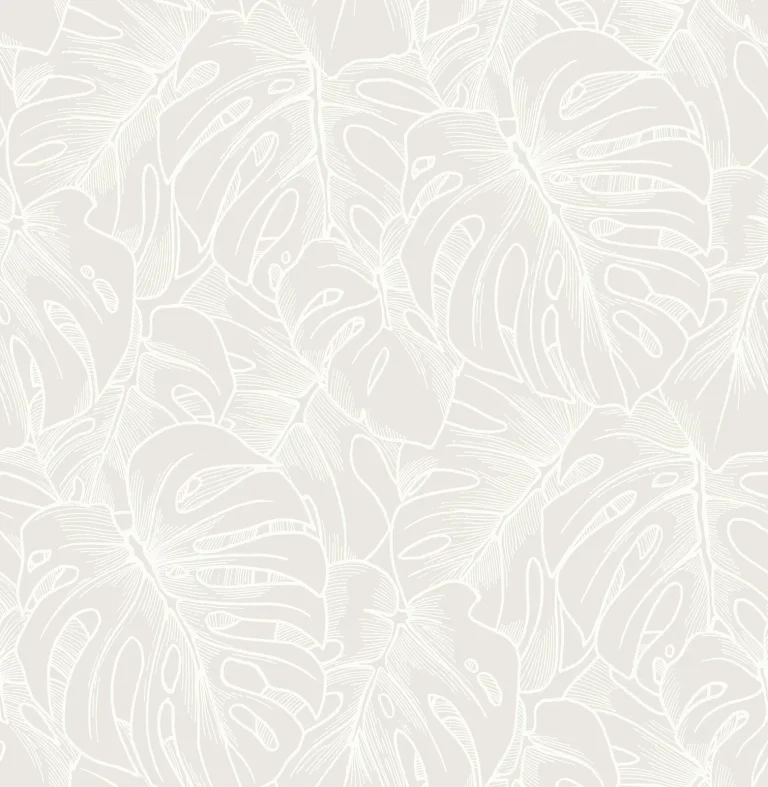Balboa Botanical Wallpaper - White — Ảnh 4