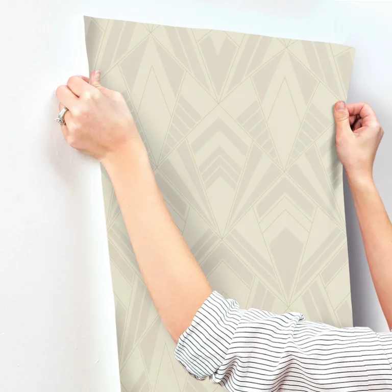 Allenby Flocked Wallpaper - Pearl — Ảnh 7