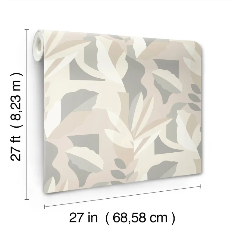 Papier Colle Wallpaper - Neutral — Ảnh 6