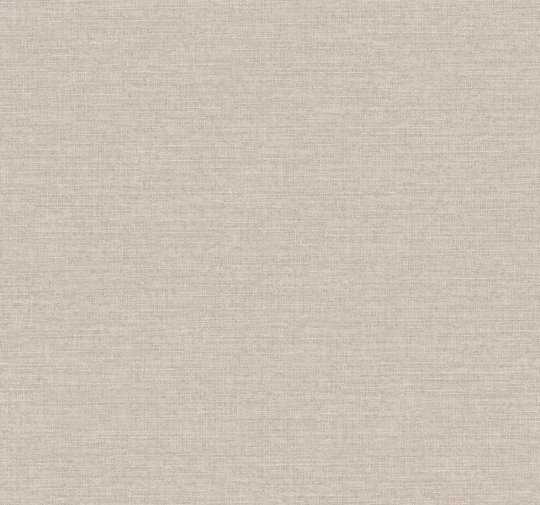 Terrene Faux Linen Wallpaper - Brown — Ảnh 5