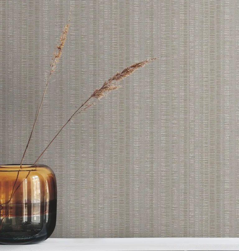 Line In The Sand Woven Stripe Wallpaper - Taupe — Ảnh 6