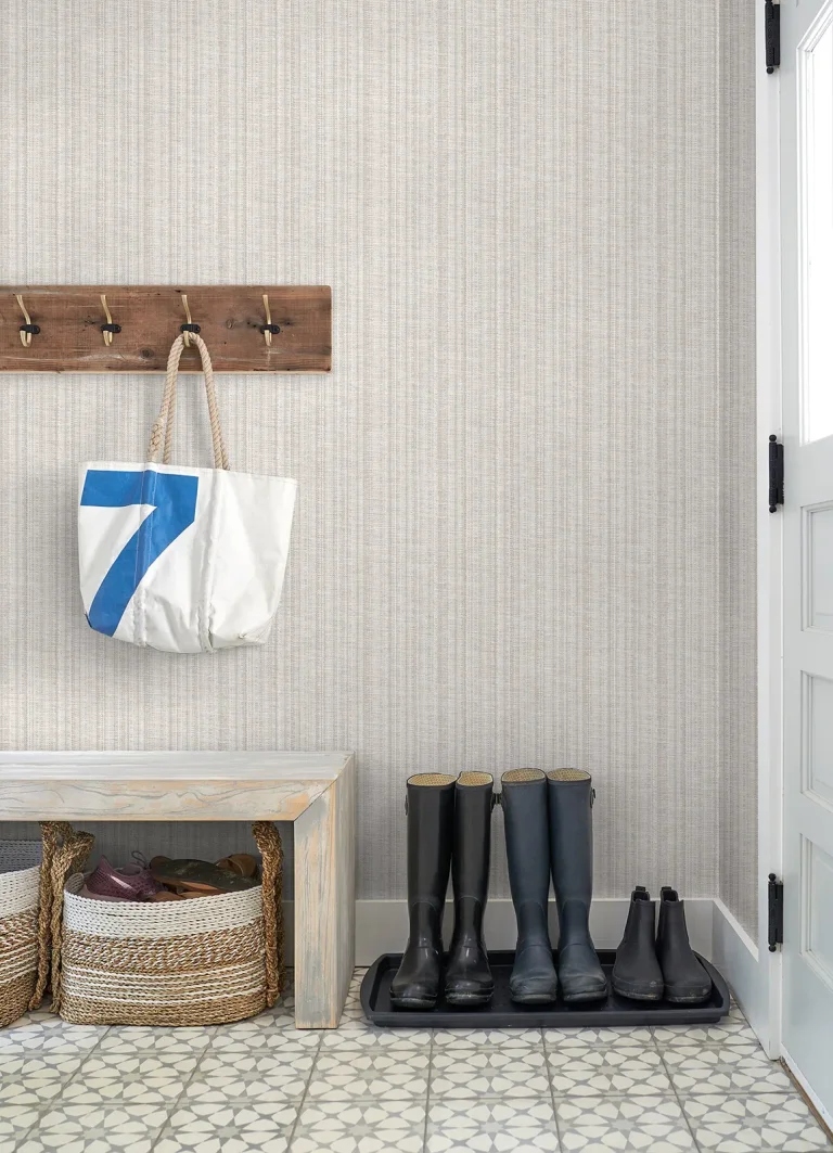 Simon Woven Texture Wallpaper - Neutral — Image 3