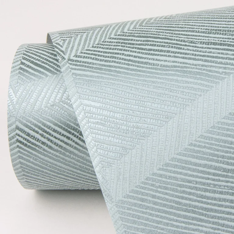 Aspen Chevron Wallpaper - Aqua — Ảnh 2
