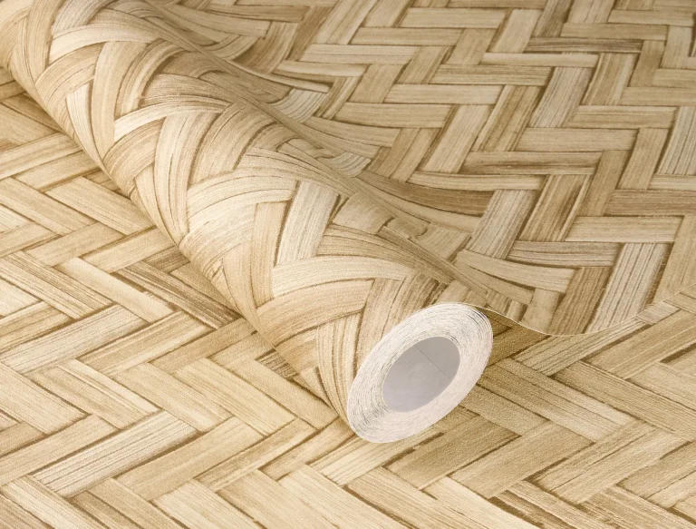 Ellery Herringbone Wallpaper - Wheat — Ảnh 3