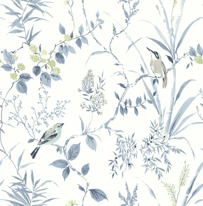 Chesapeake Imperial Garden Botanical Wallpaper - Blueberry — Ảnh 4
