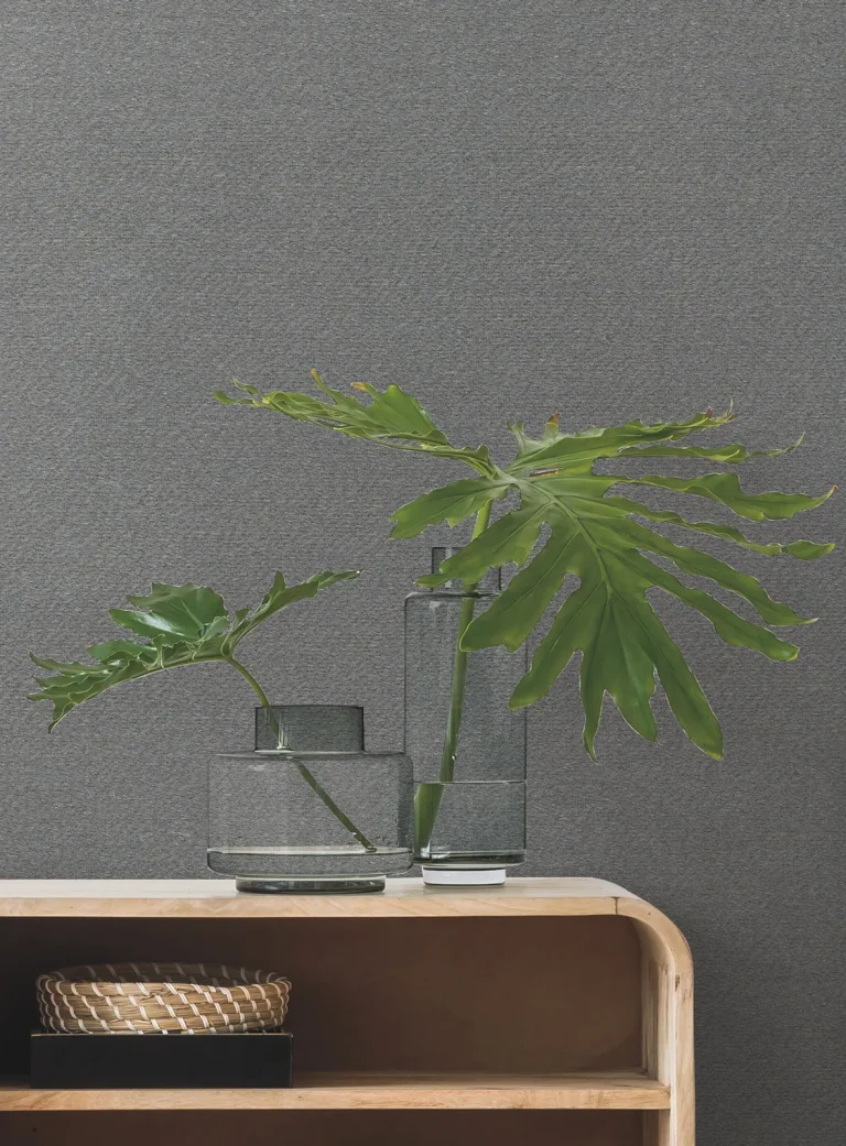 Magnolia Home Paper Yarn Wallpaper - Charcoal — Image 3