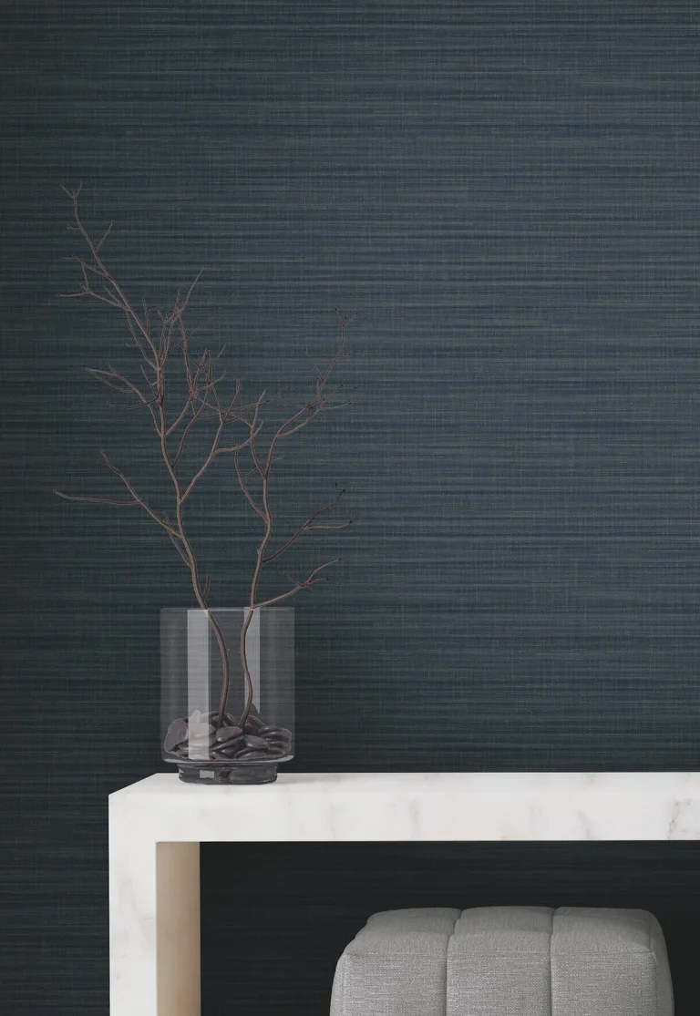 Down To Earth Striated Wallpaper - Indigo — Ảnh 3
