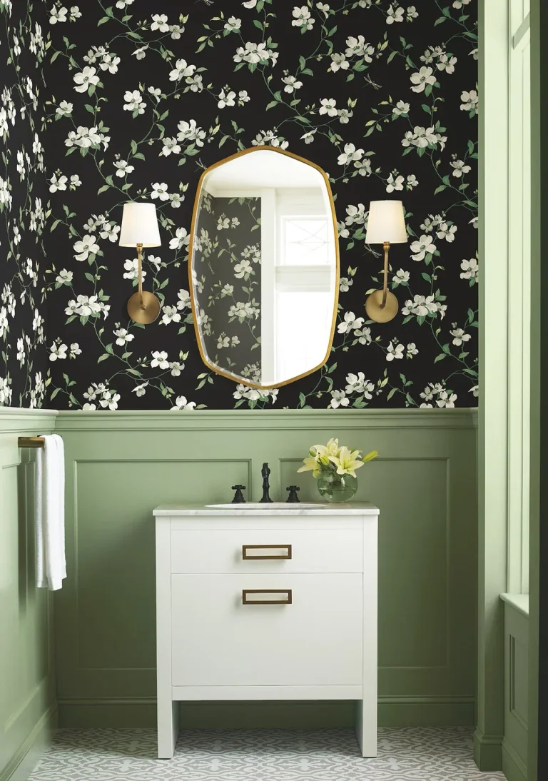 Dogwood Wallpaper - Black — Ảnh 2