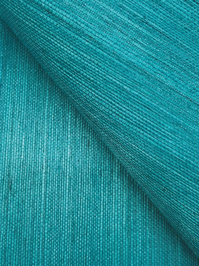Ronald Redding Maguey Sisal Grasscloth Wallpaper - Lagoon — Ảnh 3