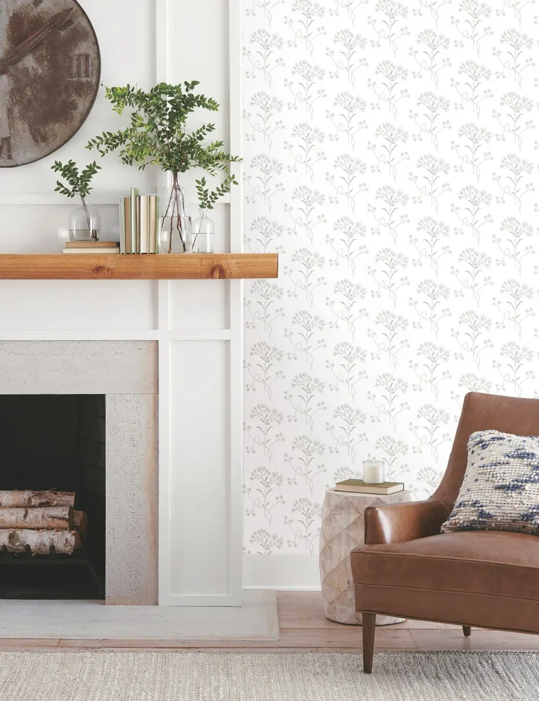 Magnolia Home Wildflower Wallpaper - Grey