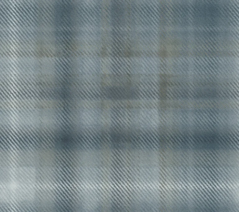 Ronald Redding Sterling Plaid Wallpaper - Indigo