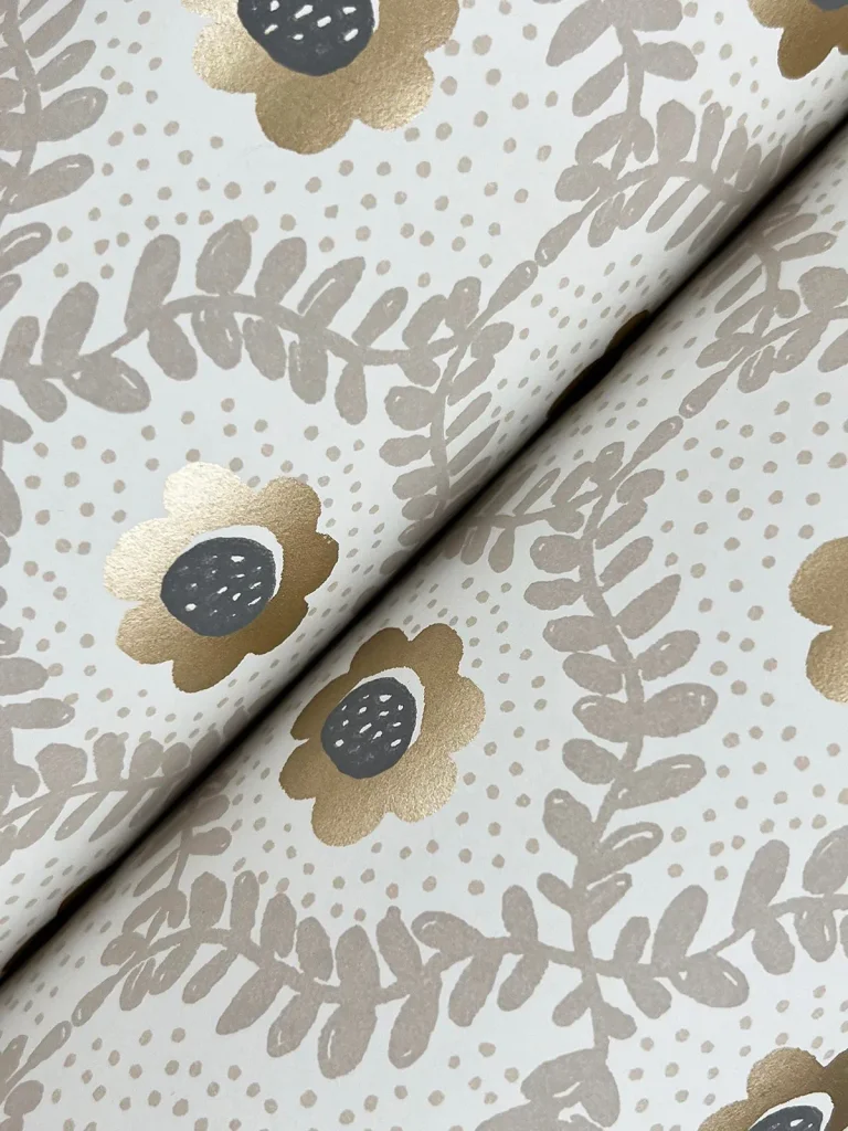 Rifle Paper Co. Emma Wallpaper - Linen — Ảnh 2