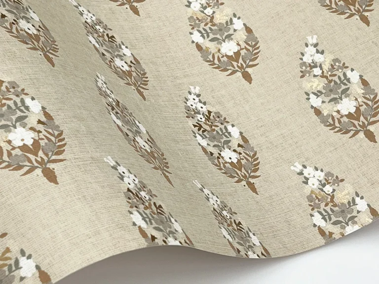 Rifle Paper Co. Paisley Wallpaper - Linen — Ảnh 3