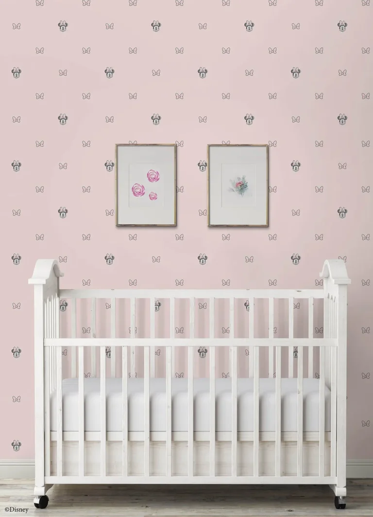 Disney Minnie Mouse Sweet Bows Peel and Stick Wallpaper - Pink — Ảnh 5