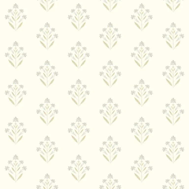 Chesapeake Kova Floral Crest Wallpaper - Yellow — Image 3