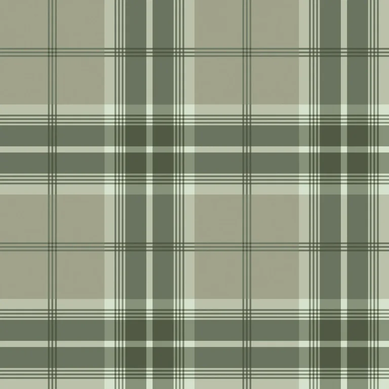 Emma Plaid Wallpaper - Evergreen — Ảnh 3