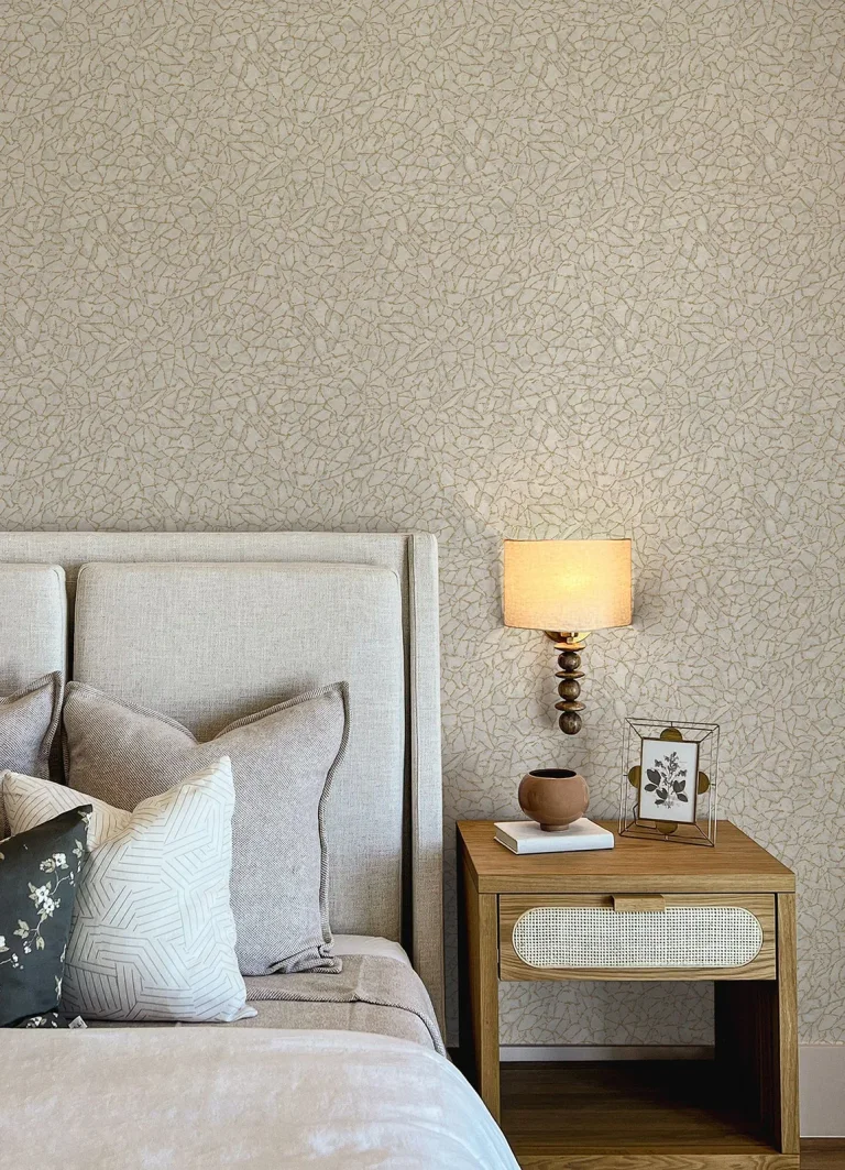 Soma Metallic Crackling Wallpaper - Silver — Ảnh 2