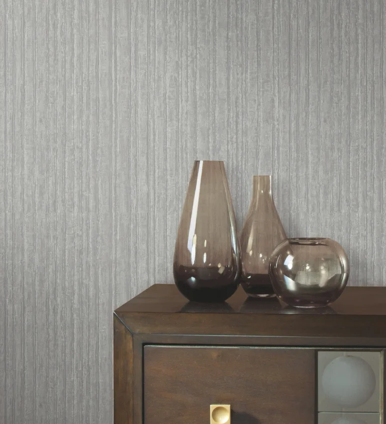 Ronald Redding Vintage Tin Wallpaper - Brushed Nickel — Ảnh 6