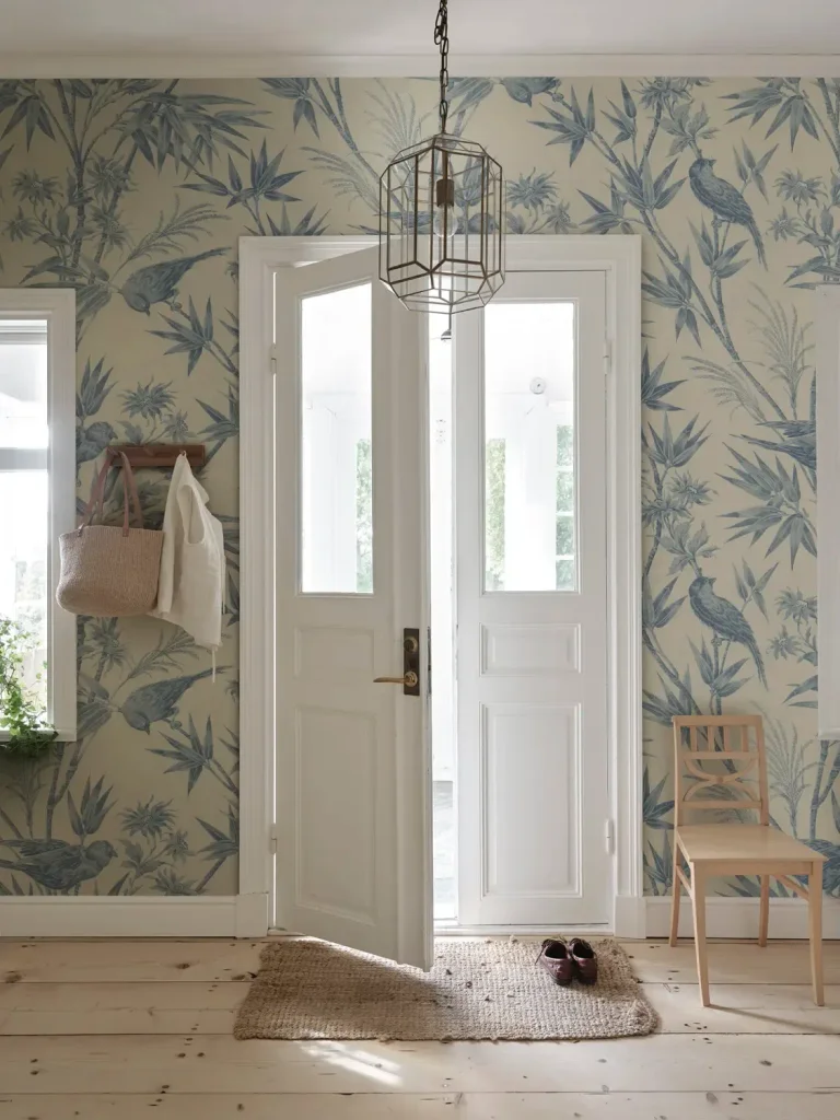 Celeste Mural, Blue – Classic Botanical — Image 3
