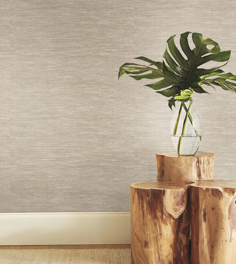 Paper & Thread Weave Wallpaper - Oatmeal Cream — Ảnh 4