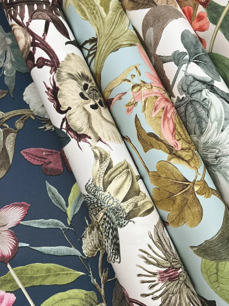 Butterfly House Wallpaper - Navy — Ảnh 4