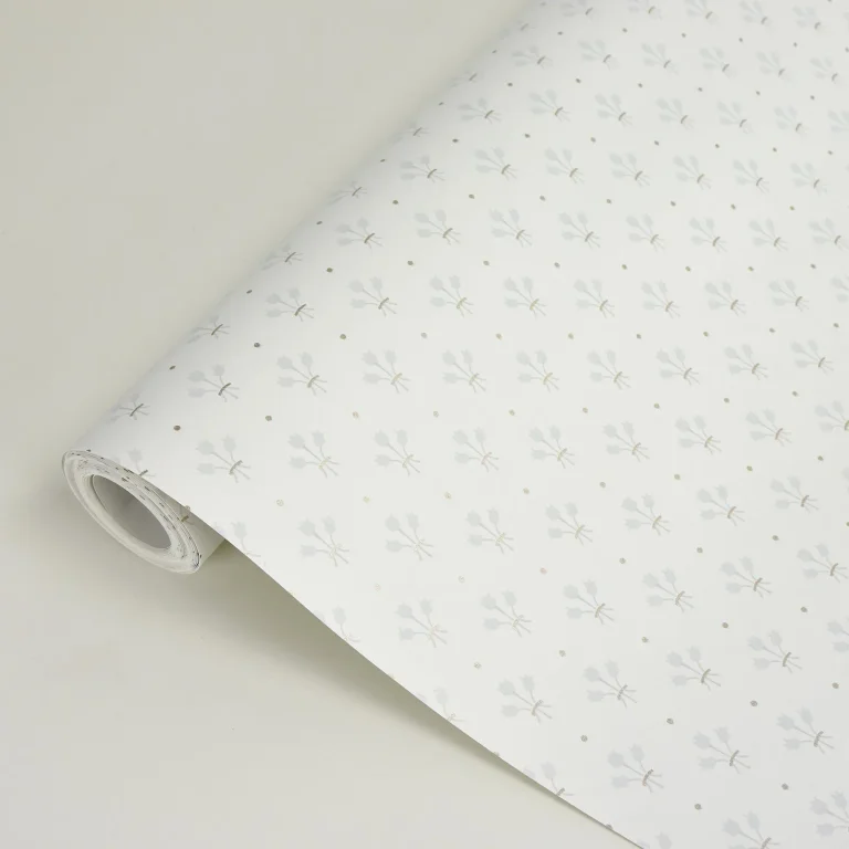 Lili Miniature Floral Wallpaper - White — Image 4