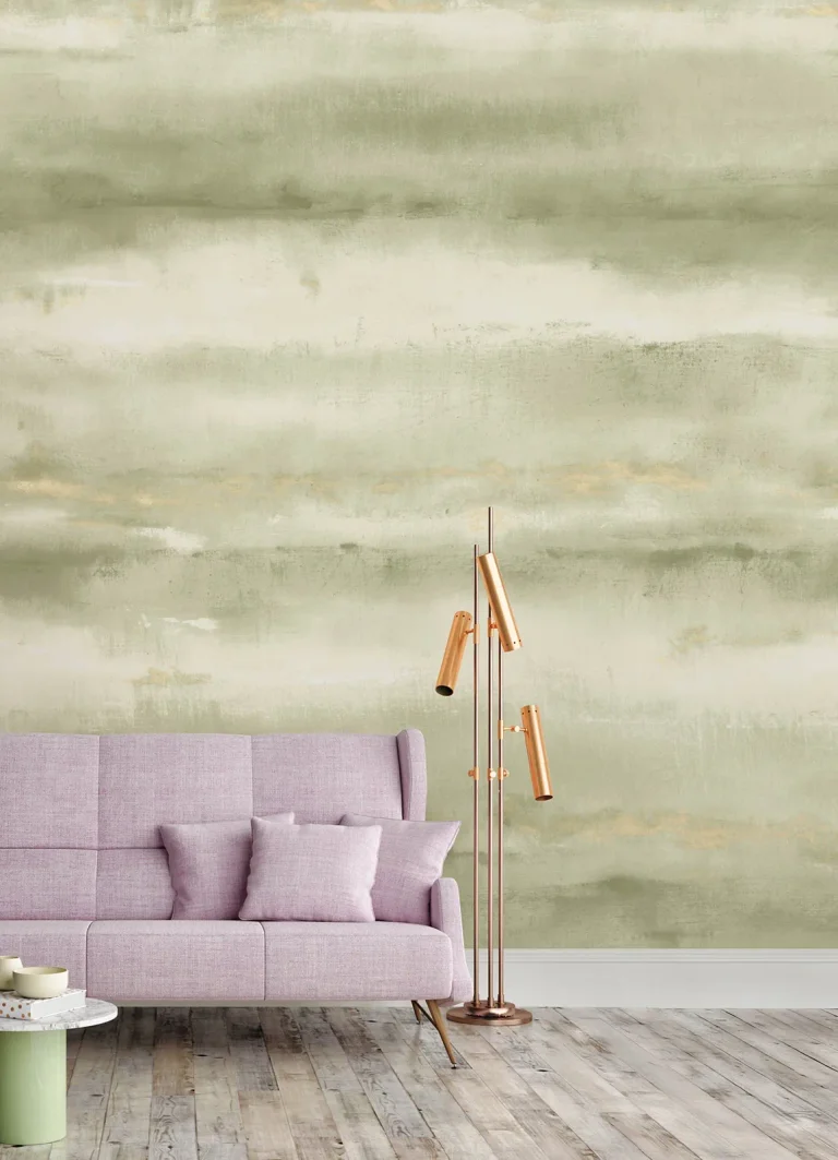Aveline Wall Mural - Green — Ảnh 3