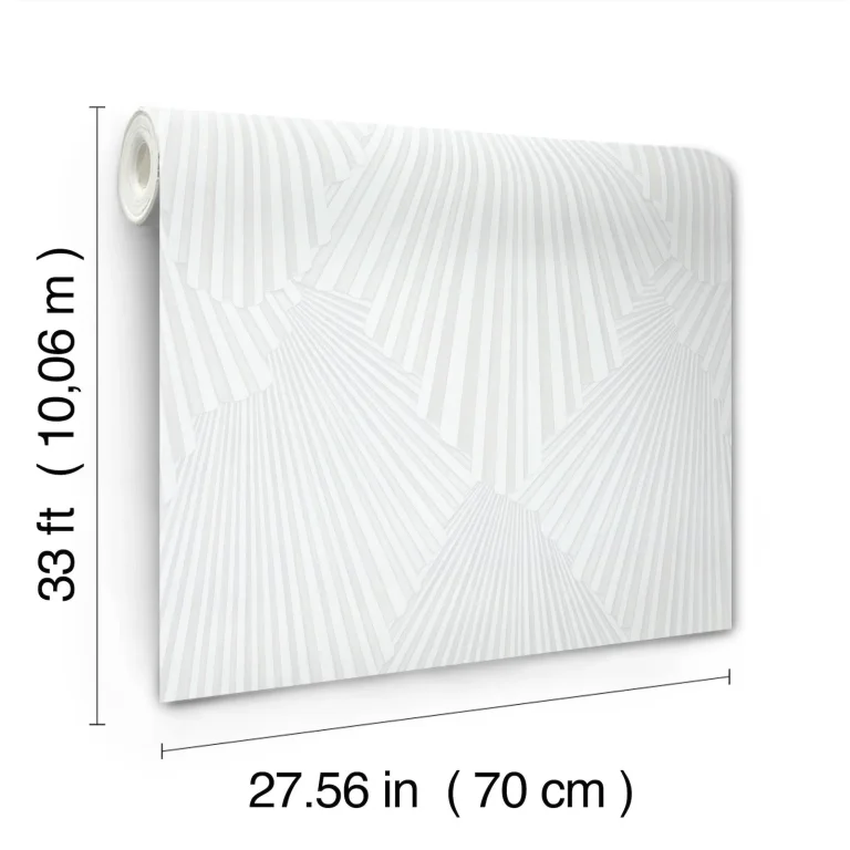 Lumiere Deco Geo Wallpaper - White — Ảnh 5