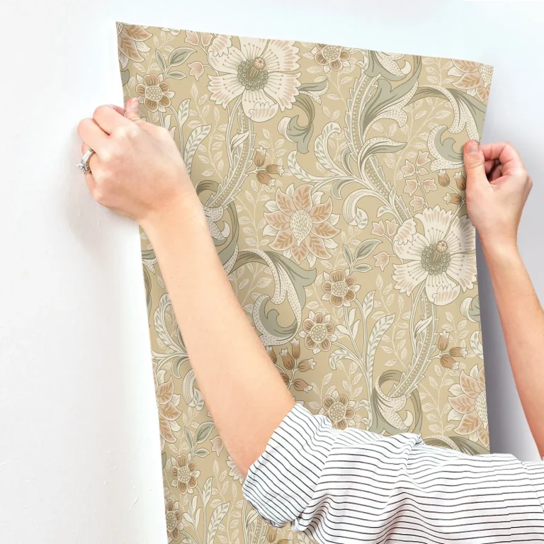 Chesapeake Liora Floral Trail Wallpaper - Butter — Ảnh 3