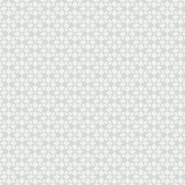 Chesapeake Phlox Floral Stamp Wallpaper - Light Blue — Ảnh 4