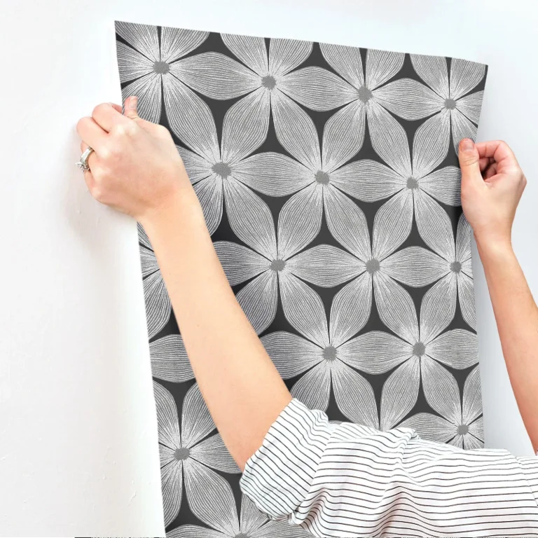 Candice Olson Everlasting Wallpaper - Black/Silver — Ảnh 4