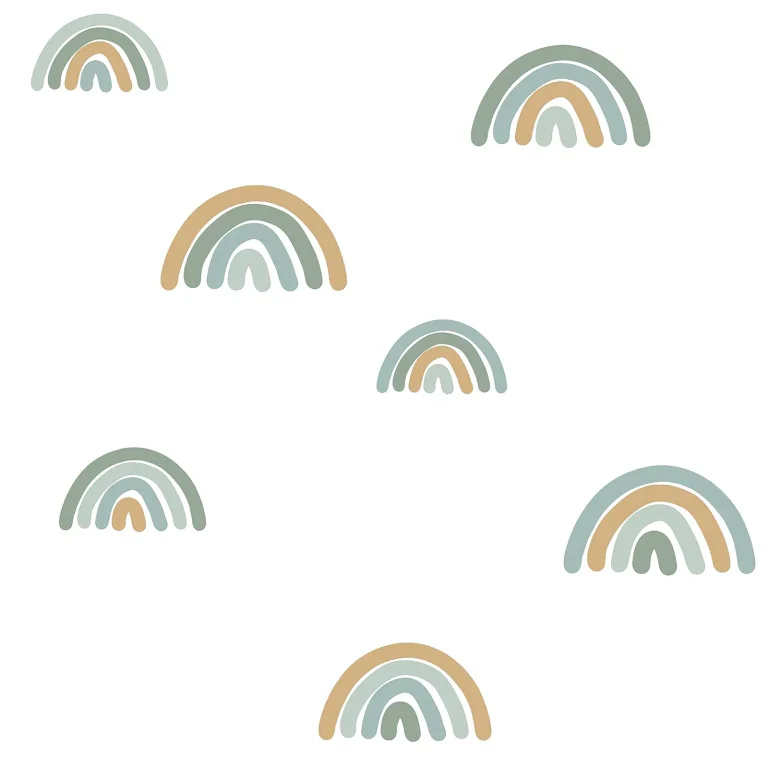 Chesapeake Joss Rainbow Wallpaper - Teal — Ảnh 2