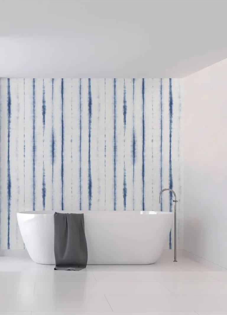 Hello Shibori Wall Mural - Denim — Ảnh 3