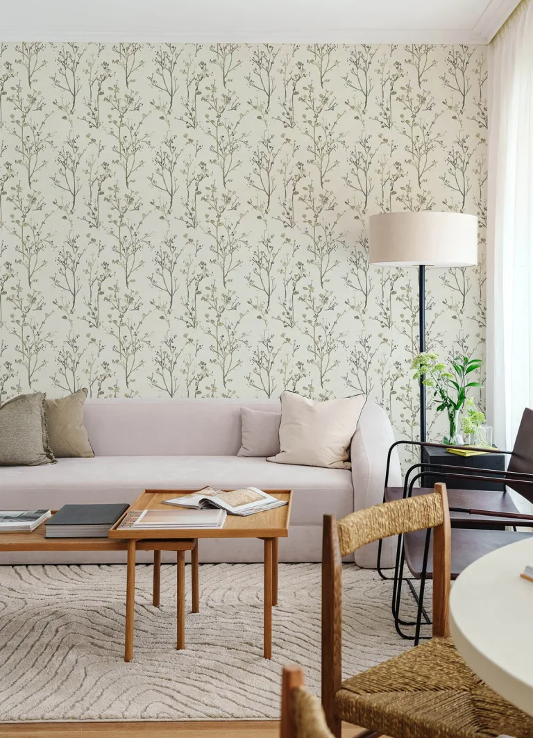 Silverling Budding Branches Wallpaper - Neutral — Ảnh 4