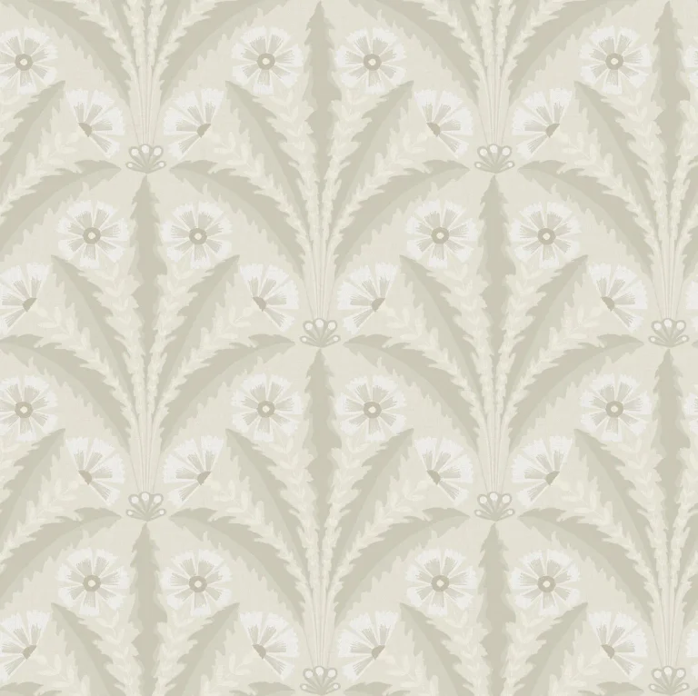 Chesapeake Tap Root Floral Damask Wallpaper - Beige — Ảnh 5