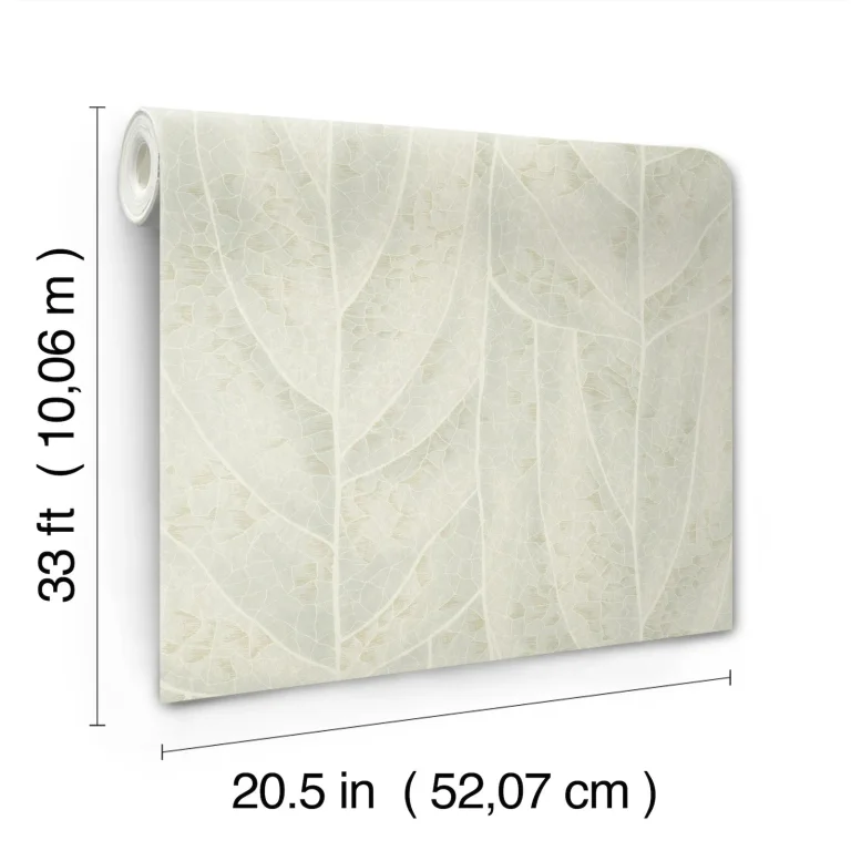 Candice Olson Dicot Leaf Wallpaper - Light Green — Ảnh 3