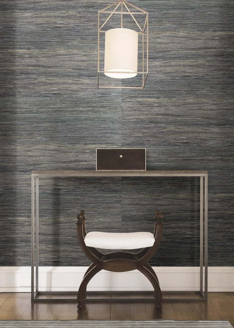 Fujian Grasscloth Wallpaper - Silver — Ảnh 4
