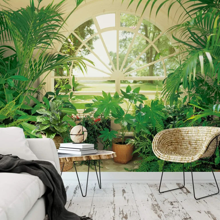 Wintergarden - Wall Mural 5420 - 4 Panel - 192cm x 260cm — Ảnh 2