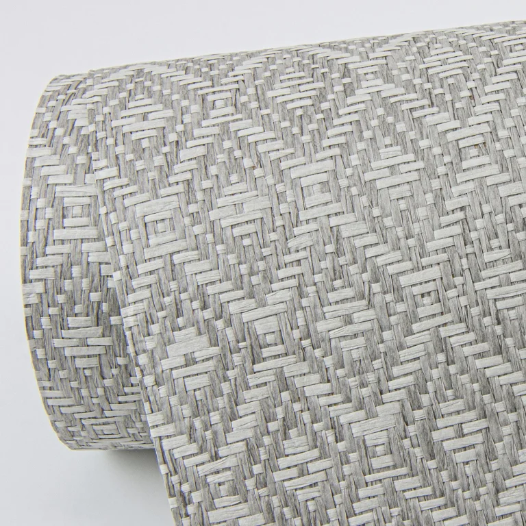 Hui Paper Weave Grasscloth Wallpaper - Grey — Ảnh 3