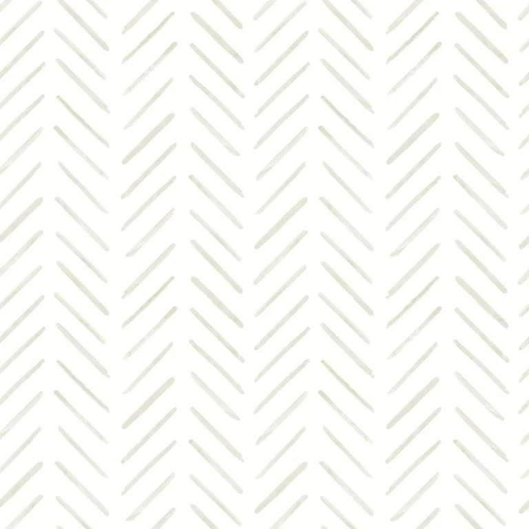 Painted Herringbone Peel and Stick Wallpaper - Sand — Image 6