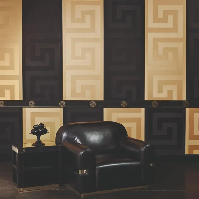 Versace Greek Key Gold Wallpaper - 935232 — Ảnh 3