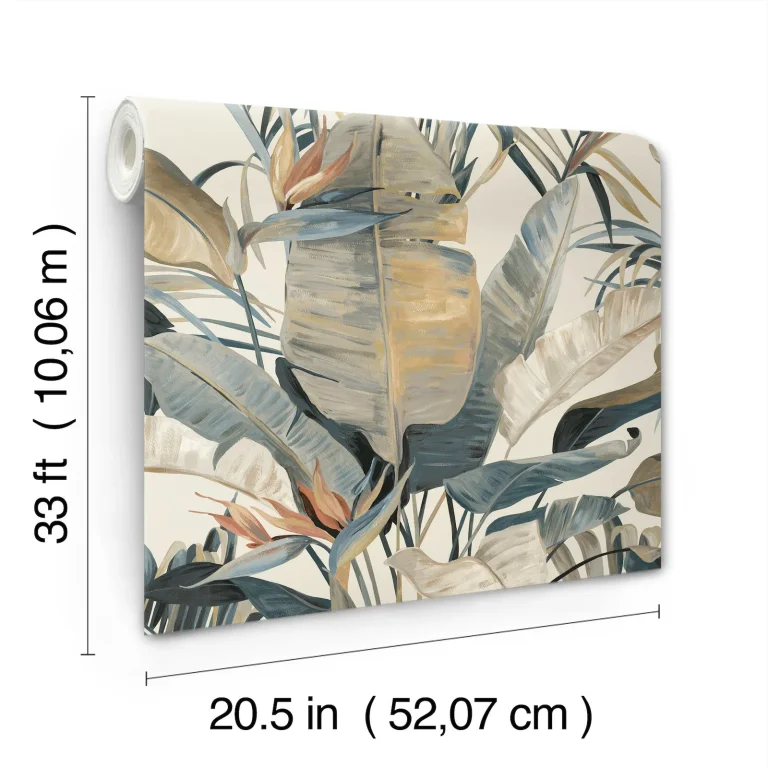Candice Olson Tropical Cabana Wallpaper - Plush Neutral — Image 3