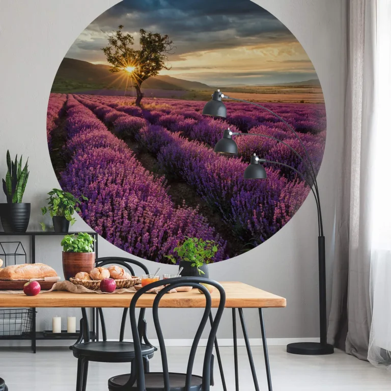 Lavender in the Provence - Wall Mural 5484 - 8 Panel - 384cm x 260cm — Ảnh 3